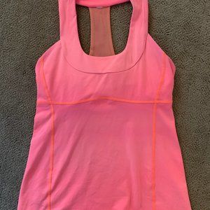 Lululemon pink tank top